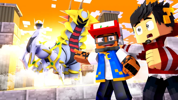 Thumbnail de MINECRAFT feita pela Karl TS