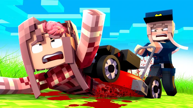 Thumbnail de MINECRAFT feita pela Karl TS