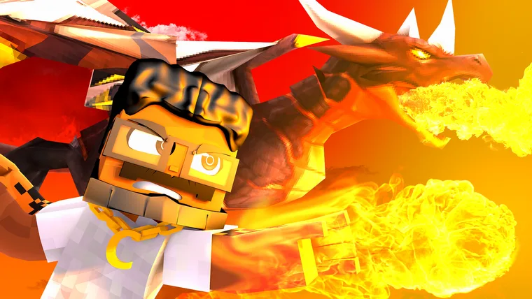 Thumbnail de MINECRAFT feita pela Karl TS
